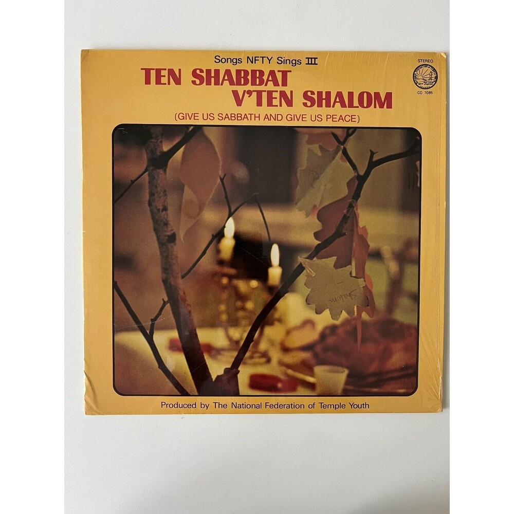 Ten Shabbat V'Ten Shalom Give Us Sabbath And Give Us Peace LP Songs NFTY III VG+